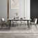Expandable Sintered Stone Dining Table and Chair Set