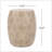 Outdoor Lightweight Concrete Side Table,