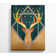 Abstract Stag Head Canvas Print