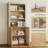Burly 70.9'' Storage Bookcase With Cabinet
