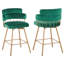 Ensemble de 2 tabourets de bar 26 po à hauteur de comptoir (sans la table)