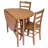 Solid Wood Top Trestle Dining Set