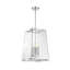 Luminaire suspendu 4 lumières en chrome poli-232677774