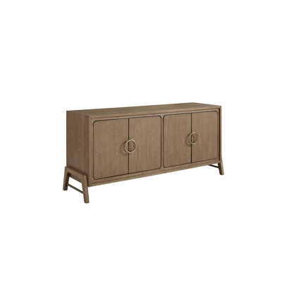 Jaywon Aurora 67" Wide Console Table, Latte by Latitude Run
