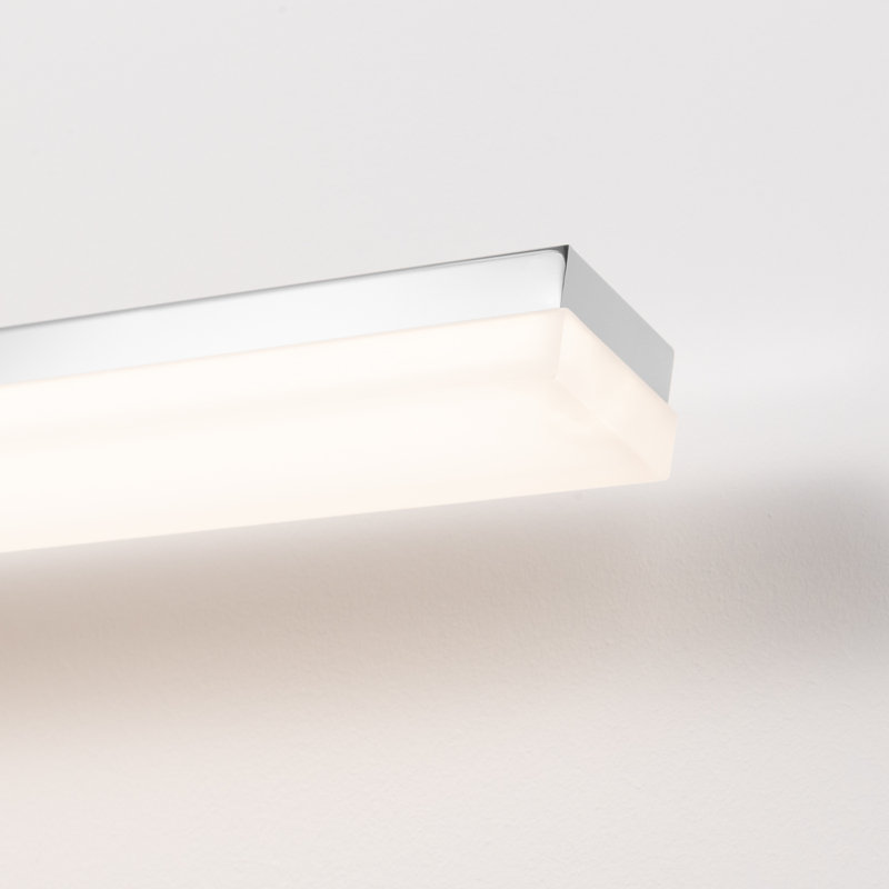 Barre de salle de bain à DEL à intensité variable 32 "pour miroir Tameaka 3000K / 4000K / 5000K réglable 24W, Chrome chrome