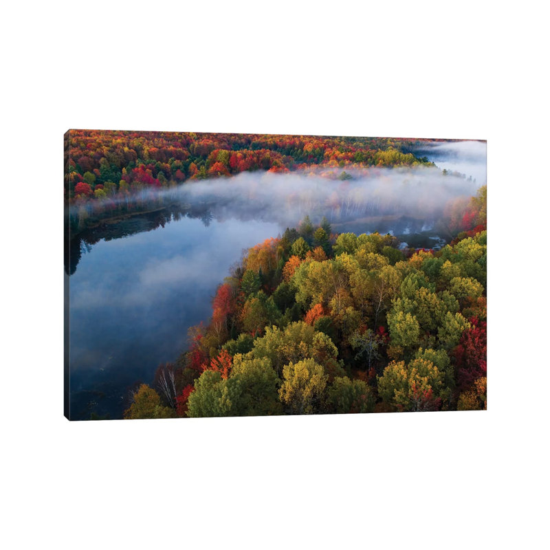 Autumn Symphony II by John Fan - Wrapped Canvas Print, 20.32cm H x 30.48cm W x 1.905cm D