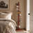 9 Tier Bookshelf, Vertical Corner Shelf With Modern Invisible Spine Ladder-1889617821