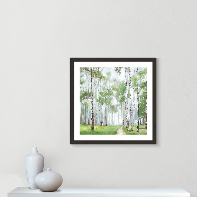 Quiet Path Quiet Path - reproduction de cadre photo, H 32,5 po x l 32,5 po x P 2 po, Cadre espresso foncé