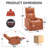 Chenille Swivel Manual Recliners with Heat Massage-1114324236