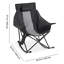Chaise de camping rembourrée et pliante