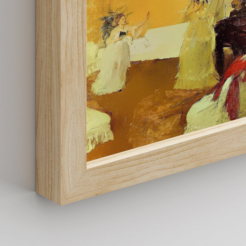 Gustav Klimt The Kiss Van Gogh Sunflowers, L 11 po x H 14 po, Encadré naturel