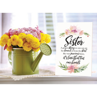 Woodland Grace Sister, art textuel sur bois