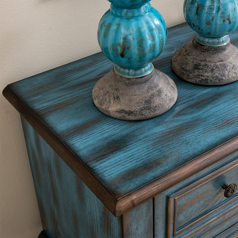 Console American Retro, Bleu