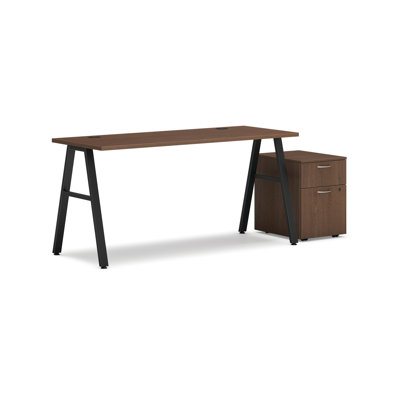 Mod A-Leg Desk with Mobile Storage