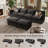 116.5" U Shaped Modular Sofa, Comfy Sectional Couch with Moveable Ottoman for Living Room-999961995