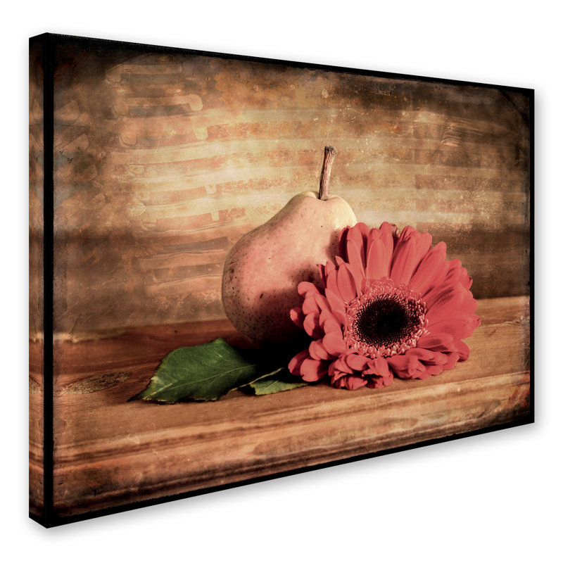 « cuisine poire 1 », reproduction d’impression sur toile tendue, H 14 po x l 19 po x P 2 po