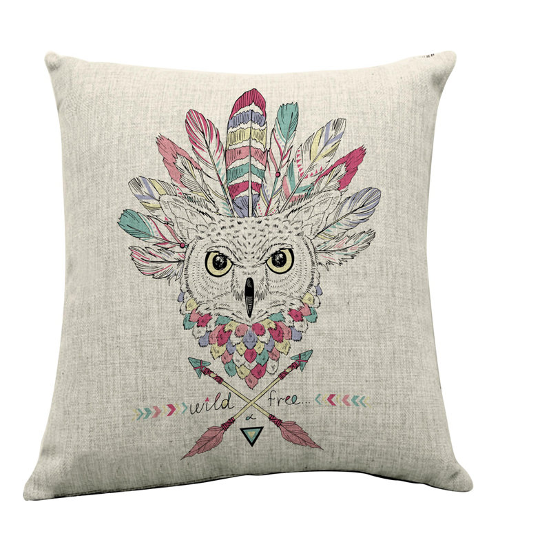  Coussin en lin Wild / Free