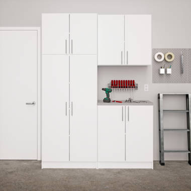 Jezelle 5 Piece Storage Cabinet Set Wade Logan Color: Dark Gray/Maple