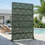 Freestanding Steel Privacy Screen Fence Panels Metal Trellis Outdoor Divider for Patio, Balcony, Backyard, Pool, Indoor Room-490074166-490074163