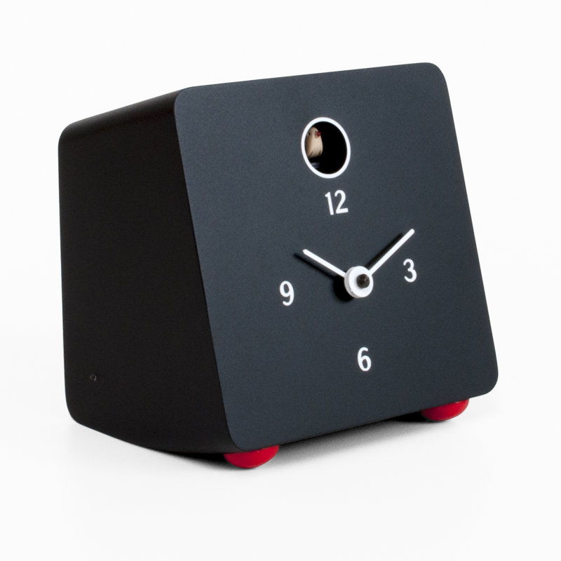 Banas Wood Wall Clock, Black