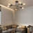 Govanny 6 - Light Dimmable Sputnik Modern Linear Chandelier