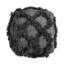 Pouf en laine et en coton Jumanji fabriqué à la main, siège durable et confortable pour l'intérieur, parfait pour se détendre et se détendre.
