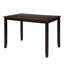 Ensemble de table de salle à manger 5 pièces pour table de salle à manger et de bois en bois, espresso et noir Topmax (ancien SKU: SP000088AAB)