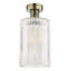 EMERSON 1LT SEMI FLUSH CW CYLINDER GLASS-1289499700