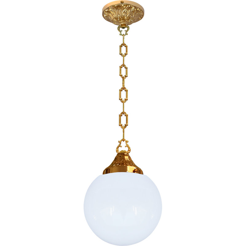 Fidler 1 - Light Single Pendant, Bright Gold, Bright Gold