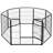 8 Panel Dog Exercise Pen-93803054