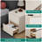 15.8" Wide Fully-Assembled Faux Leather Narrow Nightstand-1190308443-1200938406