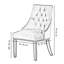 Scott Velvet Dining Chairs - Ergonomic Scoop Knockerback and Solid Wood Legs - Tufted Side Chair for Dining Room Kitchen Living Room-937285868-865502780