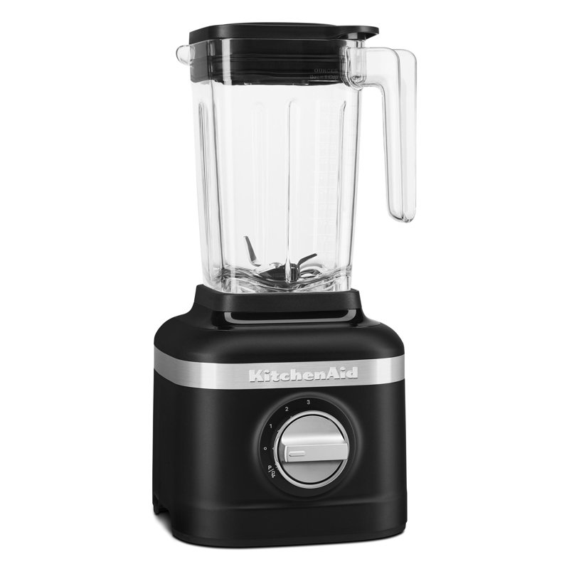 Mélangeur à 3 vitesses KitchenAid® K150 avec 2 bocaux, Noir mat