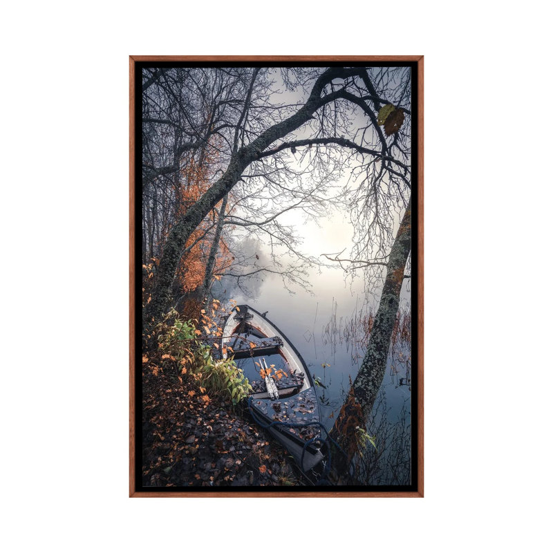For Everything Is Meant To End (Nothing Here Is Built To Last) by Mika Suutari - Floater Frame Print on Canvas