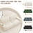 Modern Loveseat Sofa for Living Room, 87-Inch Chenille Sofa, Spring Cushions, Solid Wood Frame, Easy Assembly for Small Spaces-Beige-1390558487
