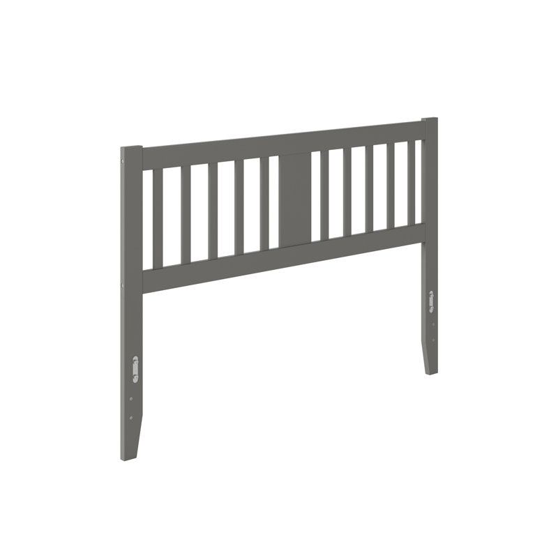 Zosia Solid Wood Headboard, Gray, Queen