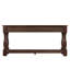 Grande console en bois avec tiroirs, style Mid-Century moderne pour la maison