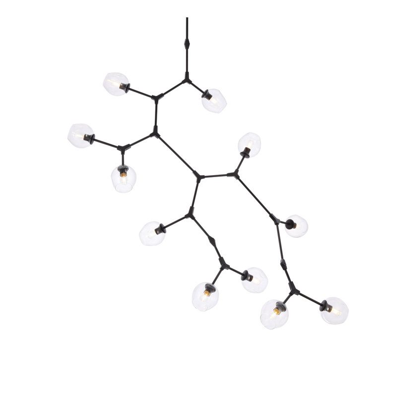 Lustre spoutnik 11 lumières Kalish , Noir