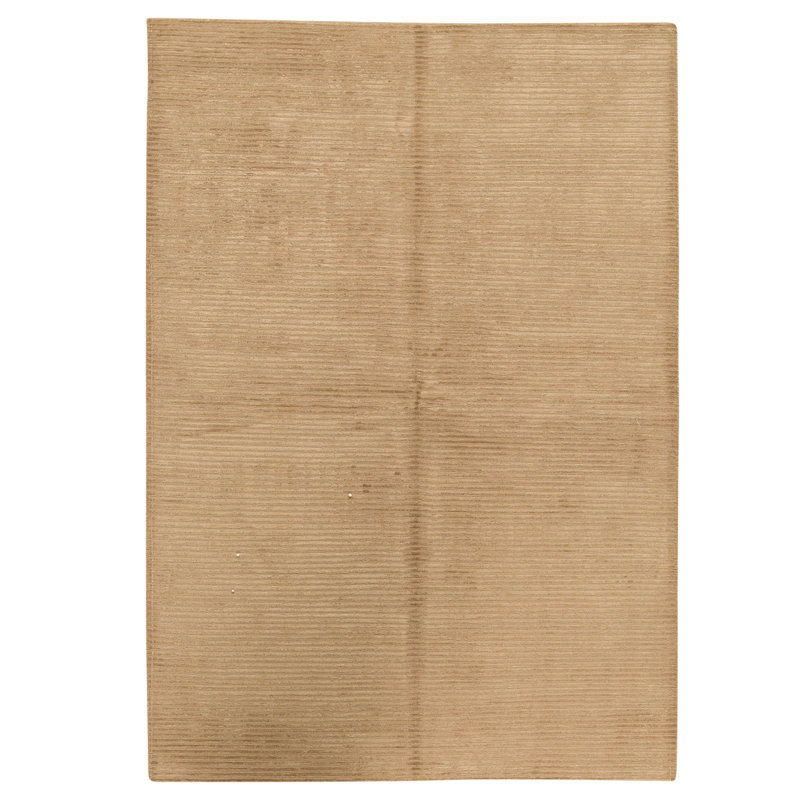Hand Knotted Area Rug in Silver