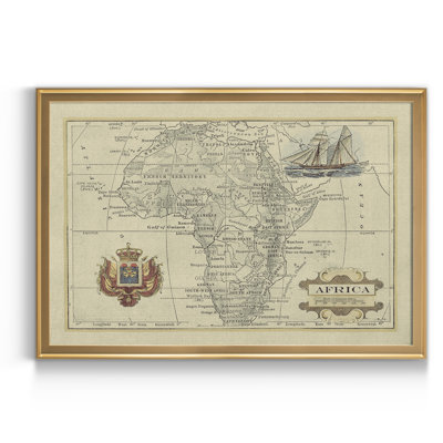 " Antique Map Of Africa "