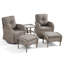 Fauteuil oscillant d'extérieur en osier Gaetanino-810026326-810026325