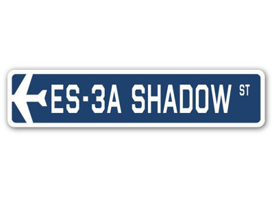Bankhead ES3A Shadow Air Force Aircraft Military Aluminum Street Sign