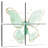 Brampt Gilded Butterflies Mint-109140115