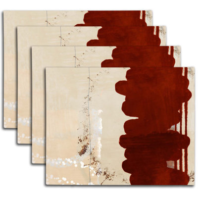 Napperon abstrait en polyester