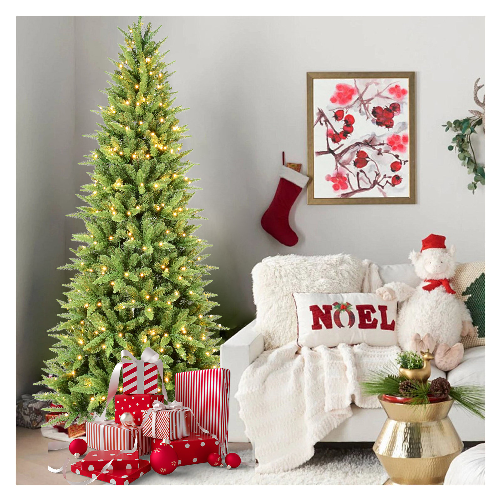 Christmas tree, 7'