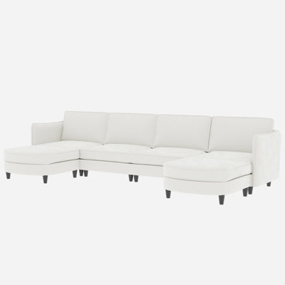 141.5''  Large Size 6 Seater Sofa Couch
