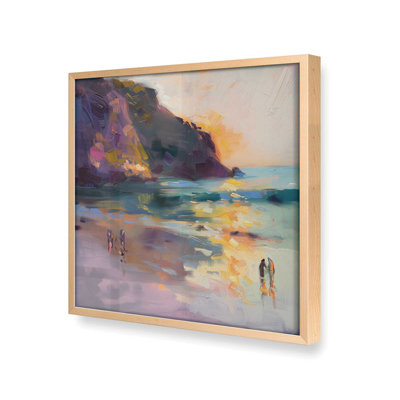 «Nocturne Sunset Soiree V1 (Square)», impression encadrée sur papier par Azure Artisanal Studio