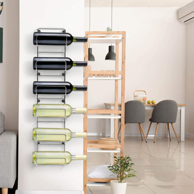 Towel Rack Holder - Wall Mounted Storage Organizer For Towels, Washcloths, Hand Towels, Linens, Ideal For Bathroom, Spa, Salon, Modern Design (White)