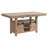Labruna Extendable Pine Solid Wood Base Dining Table