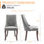 Chaise de salle à manger rembourrée Velvet-674829955